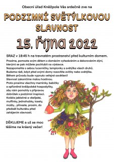 Podzimní světýlková slavnost 15.10.2022