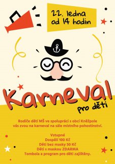 Karneval pro děti 22.1.2023