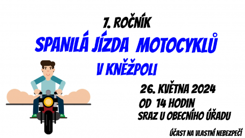 7. ročník spanilá jízda motocyklů 2024