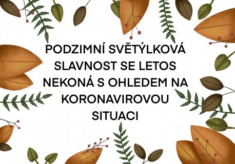 Podzimní světýlková slavnost